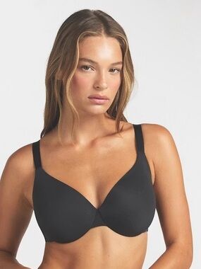 SKIMS Smoothing Intimates Full Coverage Lightly Lined Bra in Onyx 34B